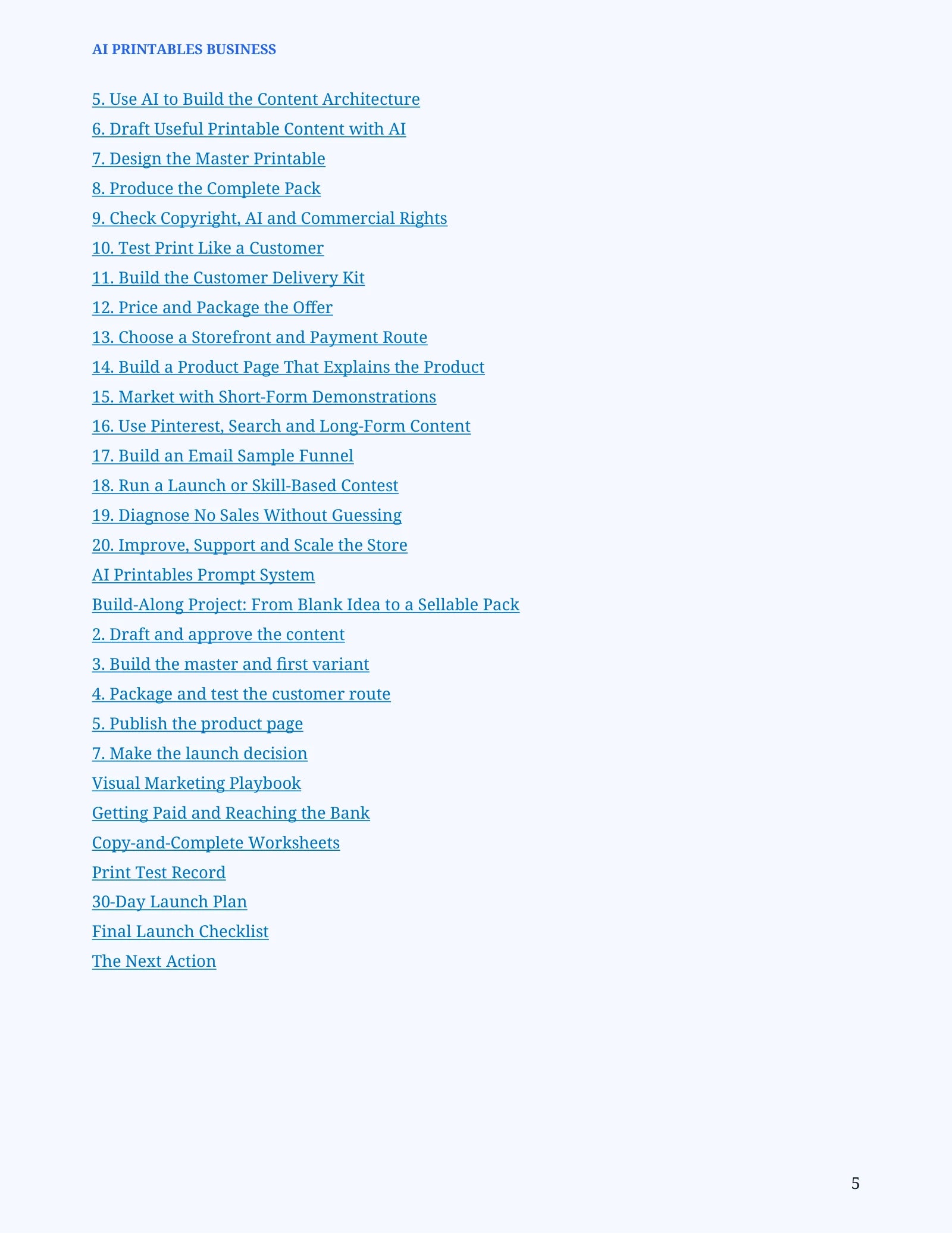 AI Printables Business — page 5