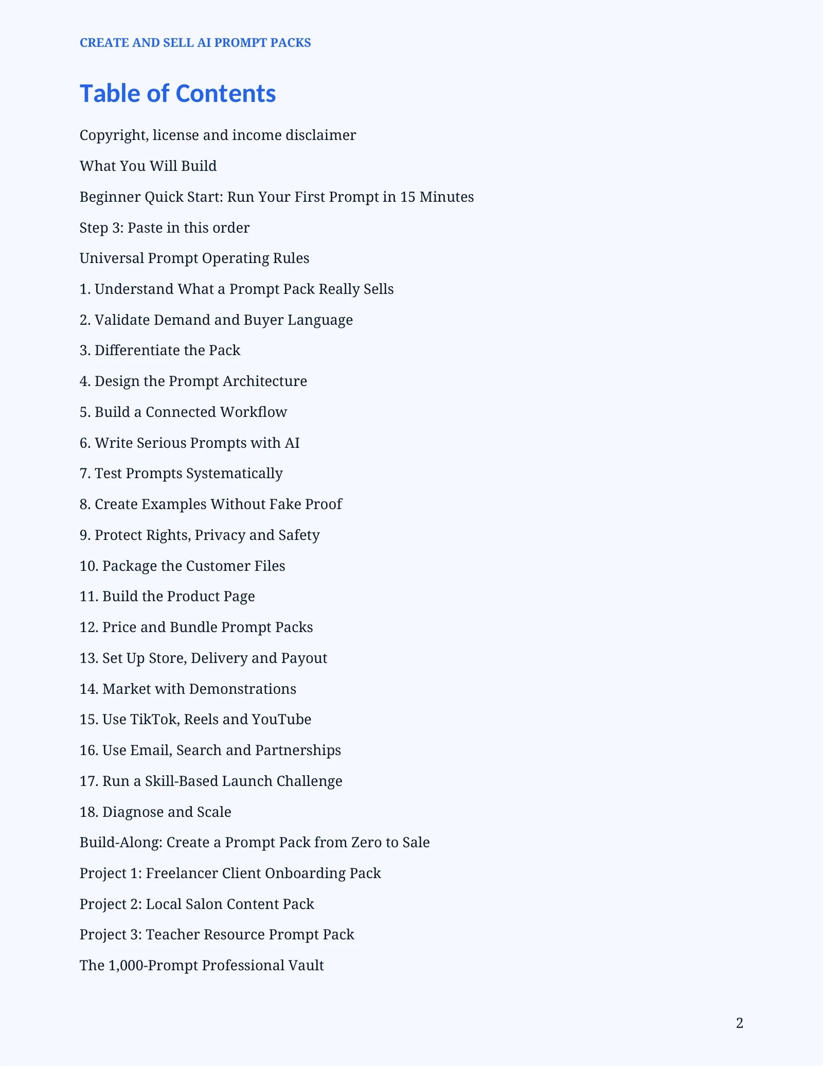 Create and Sell AI Prompt Packs — page 2