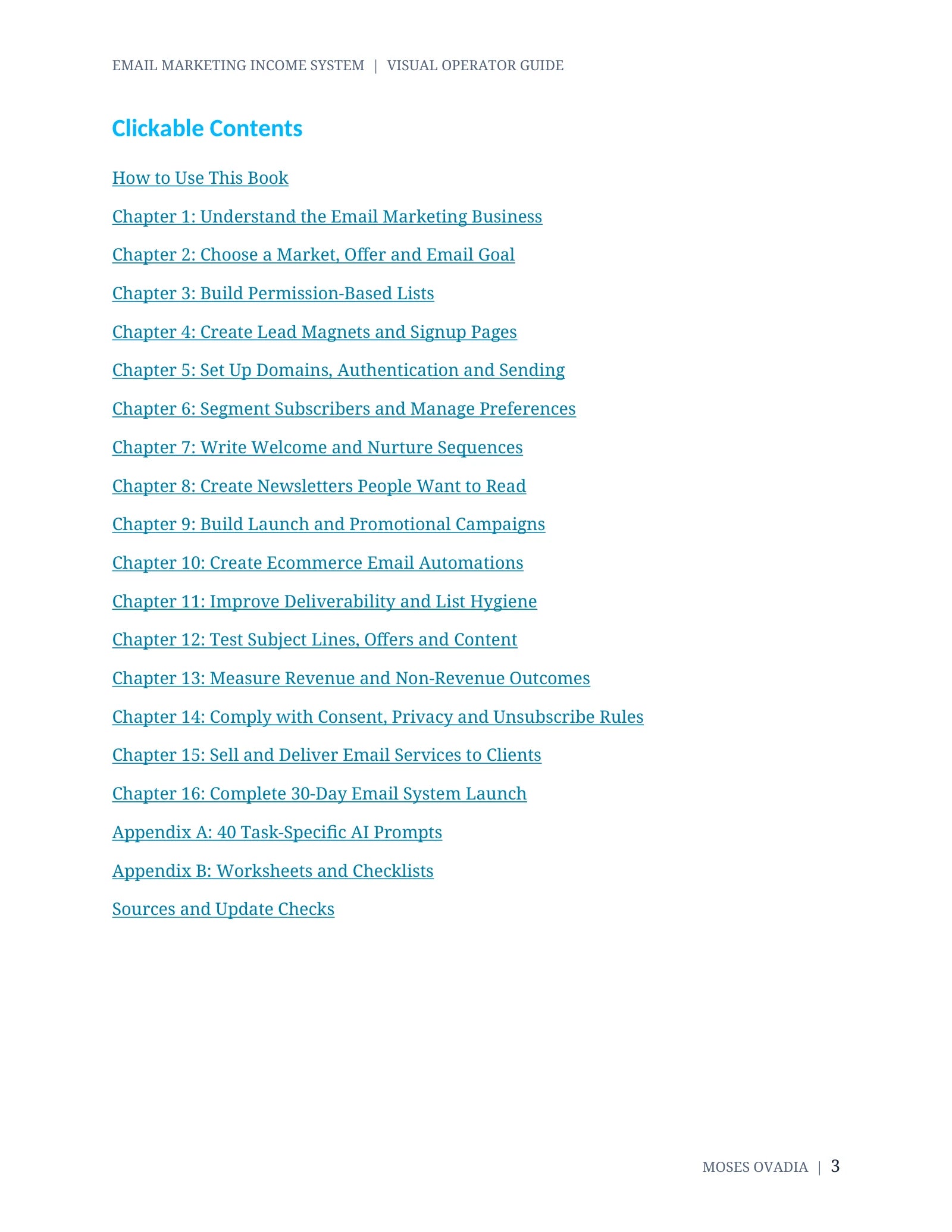 Email Marketing Income System — page 3