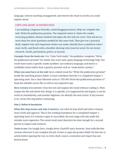 AI-Powered Blogging Business — page 6